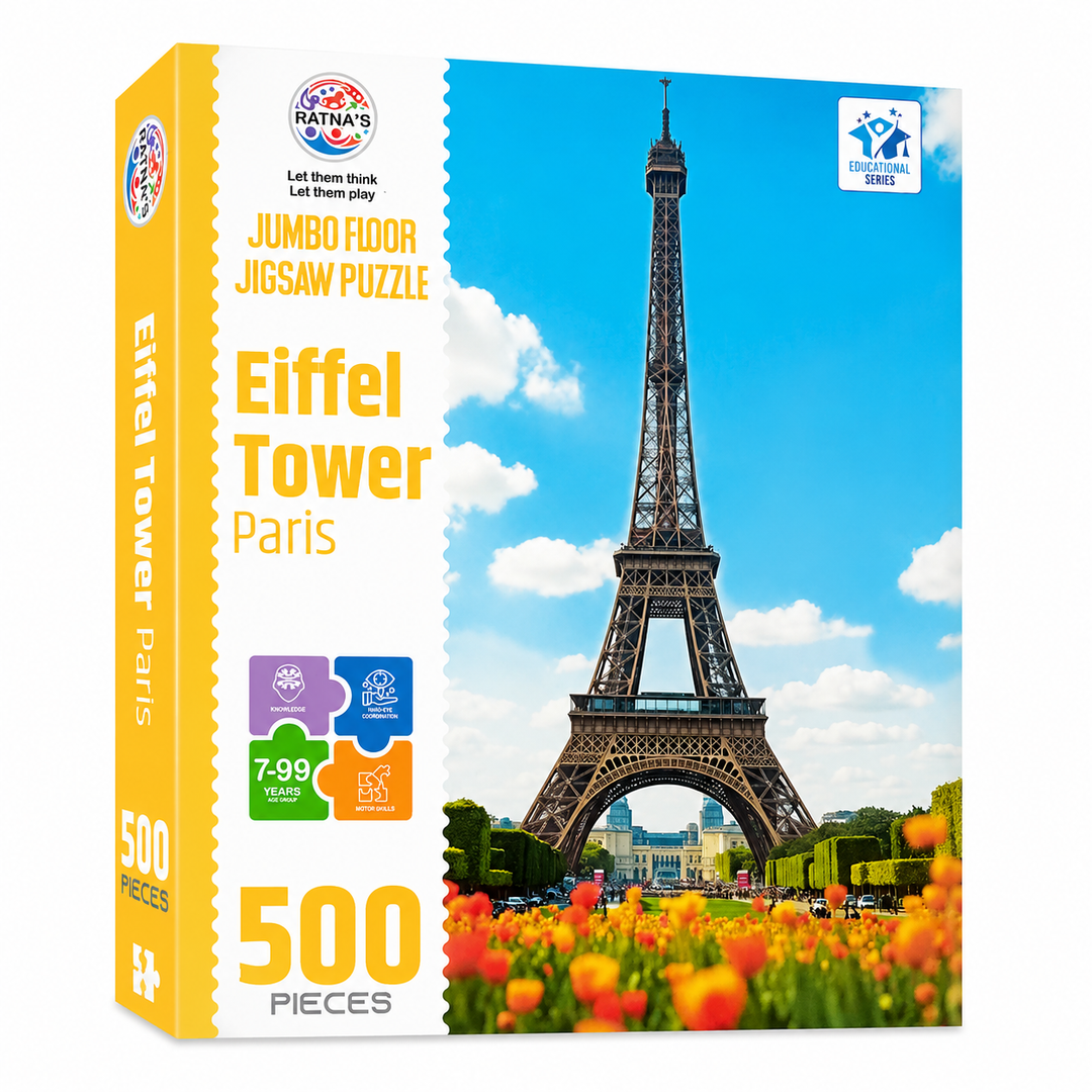 Ratna's Eiffel Tower Paris Jumbo Floor - Jigsaw Puzzle I 500 Pieces