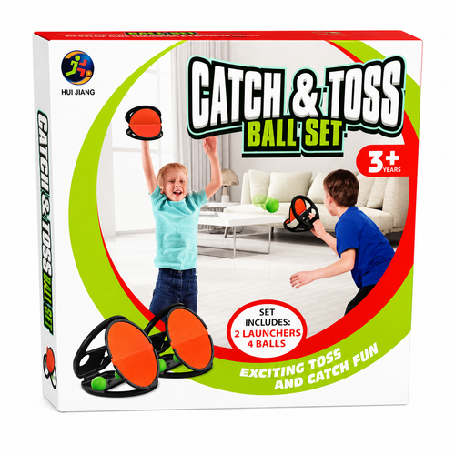 Catch & Toss Ball Set | Hand Catching Game for Kids