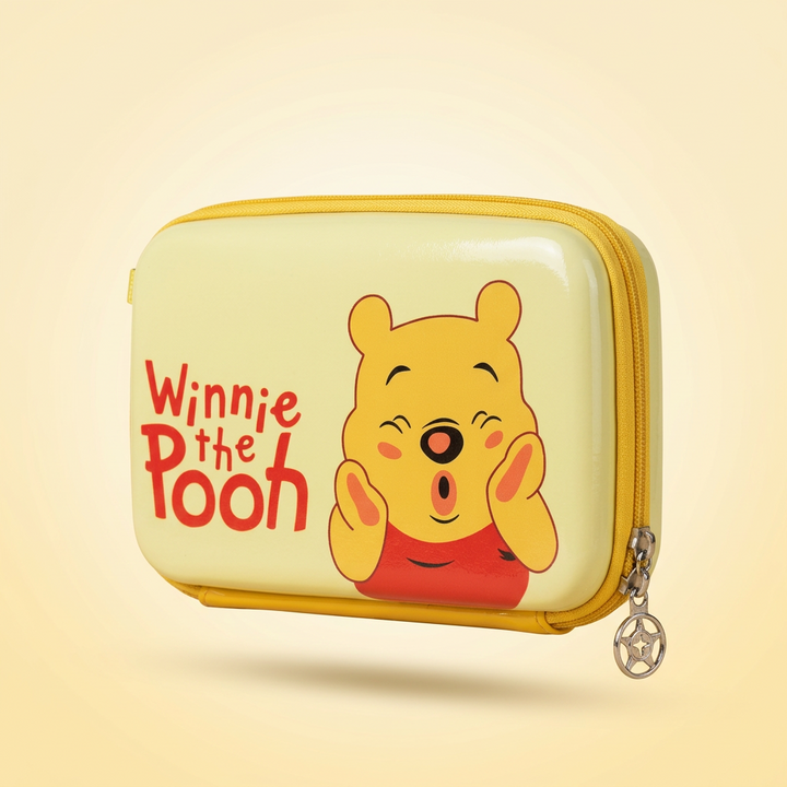 Winnie the Pooh Hardtop Pencil Case for Kids - Yellow