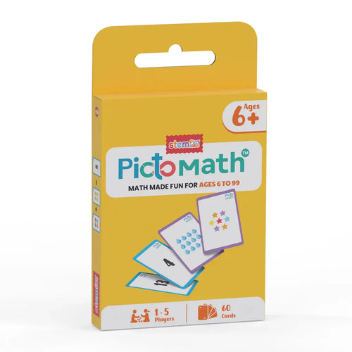 Stemplay Labs Pictomath 6+ Educational Card Game