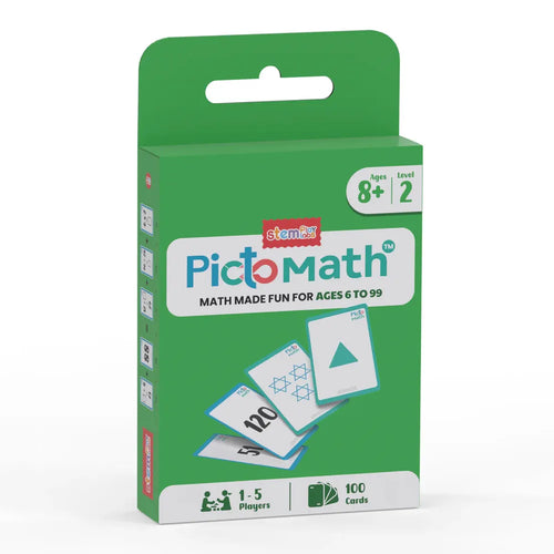 Stemplay Labs Pictomath 8+(Level 2) Educational Card Game
