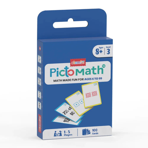 Stemplay Labs Pictomath 8+(Level 3) Educational Card Game