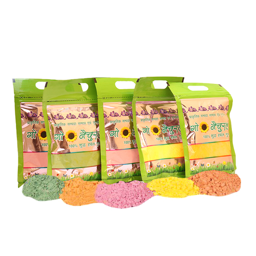 100% Pure Herbal Gulal (Soft Pastel Colors made of dried flowers) | Assorted Colors