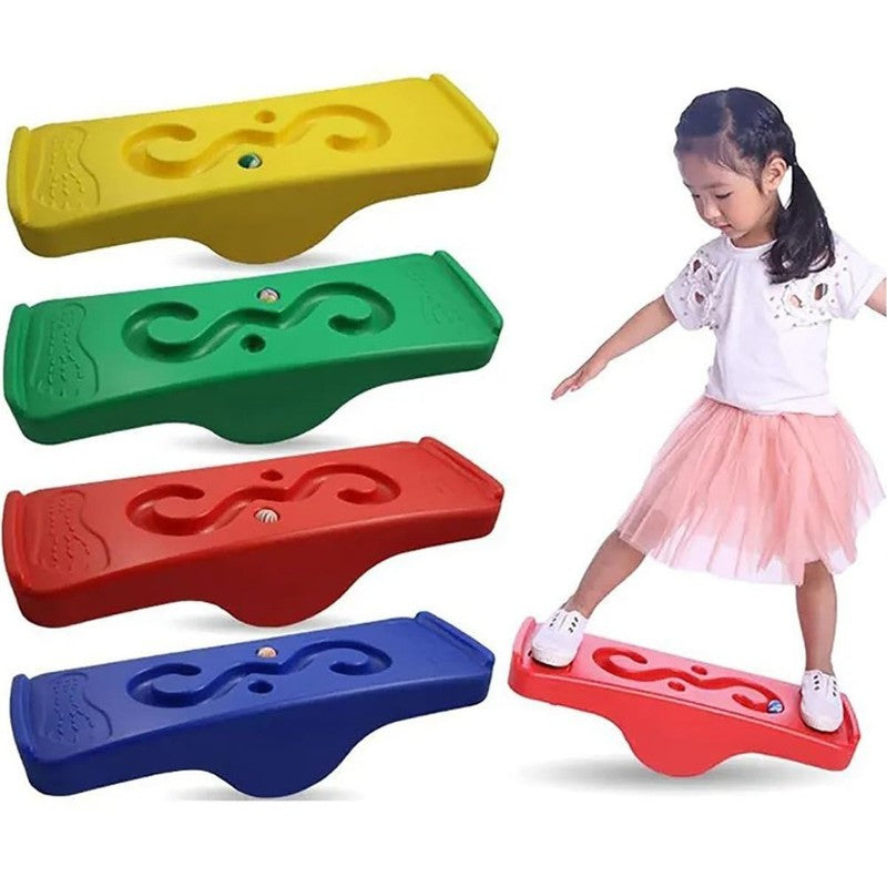 Kids Rocking Seesaw S Shape Balance Board (Assorted Color)