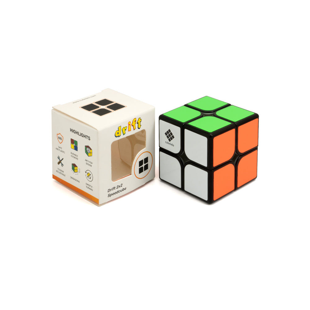 Black Speed Cube Magic Puzzle for Kids & Adults Speedy Brainstorming Cube (Multicolor)