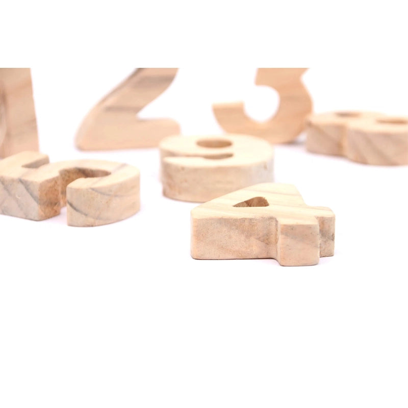 11 Pieces Educational Wooden Numbers 123 - Learning and Stacking Toy (2-4 Years)