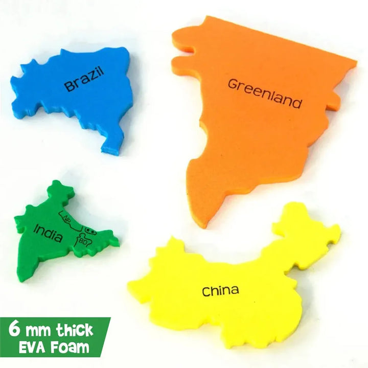 Imagimake Mapology World Map & Its Countries Shaped Puzzle | 68 Pieces