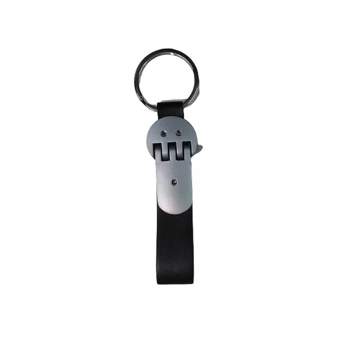 Tata Leather Metallic HQ Keyring