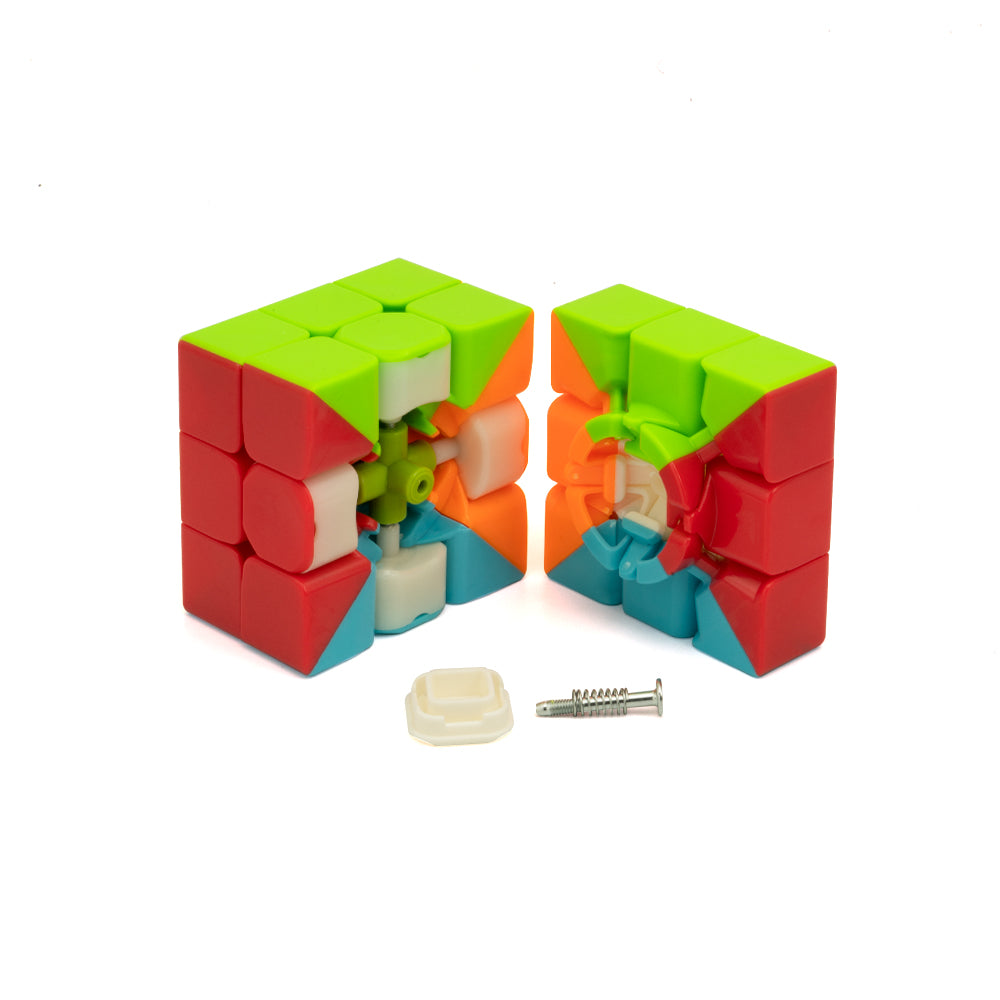 Stickerless Speedcube Puzzle for Kids & Adults Magic Speedy Stress Buster Brainstorming Puzzle Cube ( Multicolor )