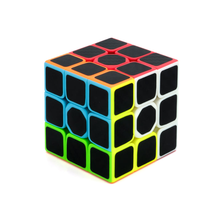 Carbon Fiber Magic Speed Cube Puzzle for Kids & Adults Magic Speedy Stress Buster Brainstorming Puzzle (Multicolor)