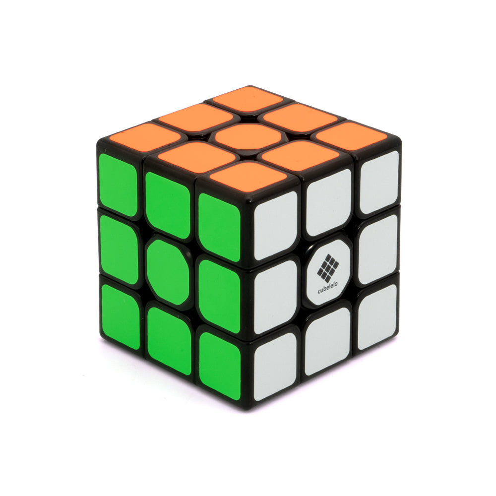 Drift 3x3 Black Speedcube | Beginner Cube for Kids & Adults | Magic Speedy Stress Buster Brainstorming Puzzle (Multicolor)