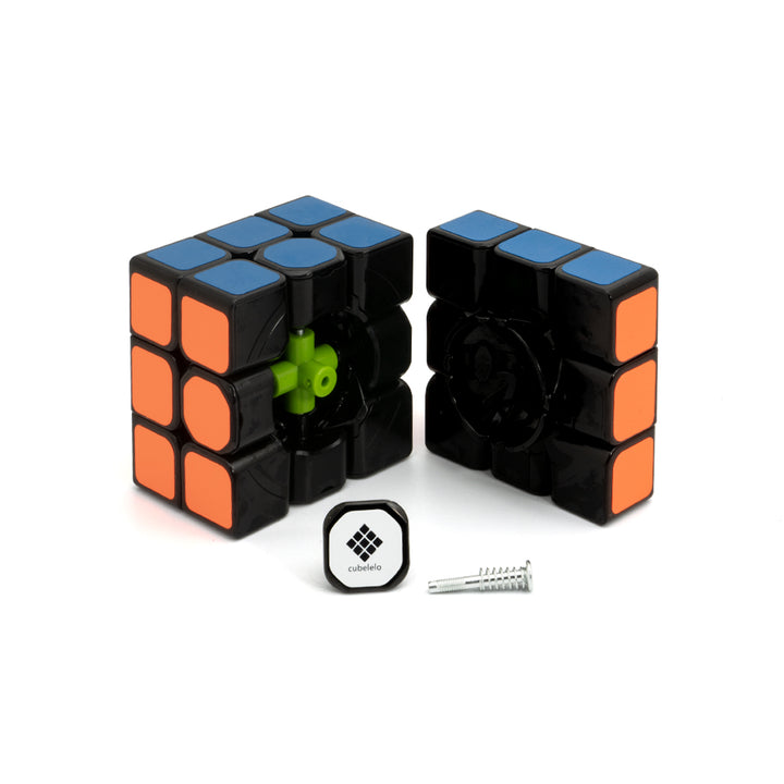 Drift 3x3 Black Speedcube | Magic Speedy Stress Buster Puzzle (6 Years till Grown Ups) | Multicolor