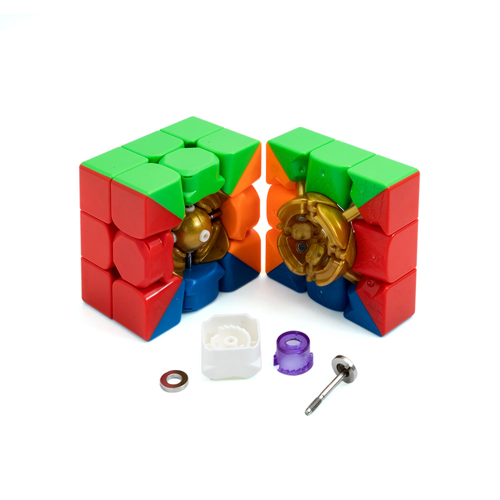 MoYu RS3M V5 3X3 Magnetic Dual agjustment Magic Cube Stickerless Speed  Puzzle Fidget Toys 