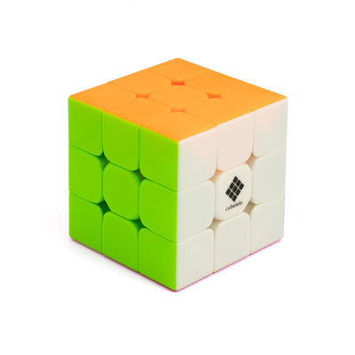 Drift Warrior 3x3 Stickerless Cube | Beginner Speedcube for Kids & Adults | Magic Speedy Stress Buster Brainstorming Puzzle (Multicolor)