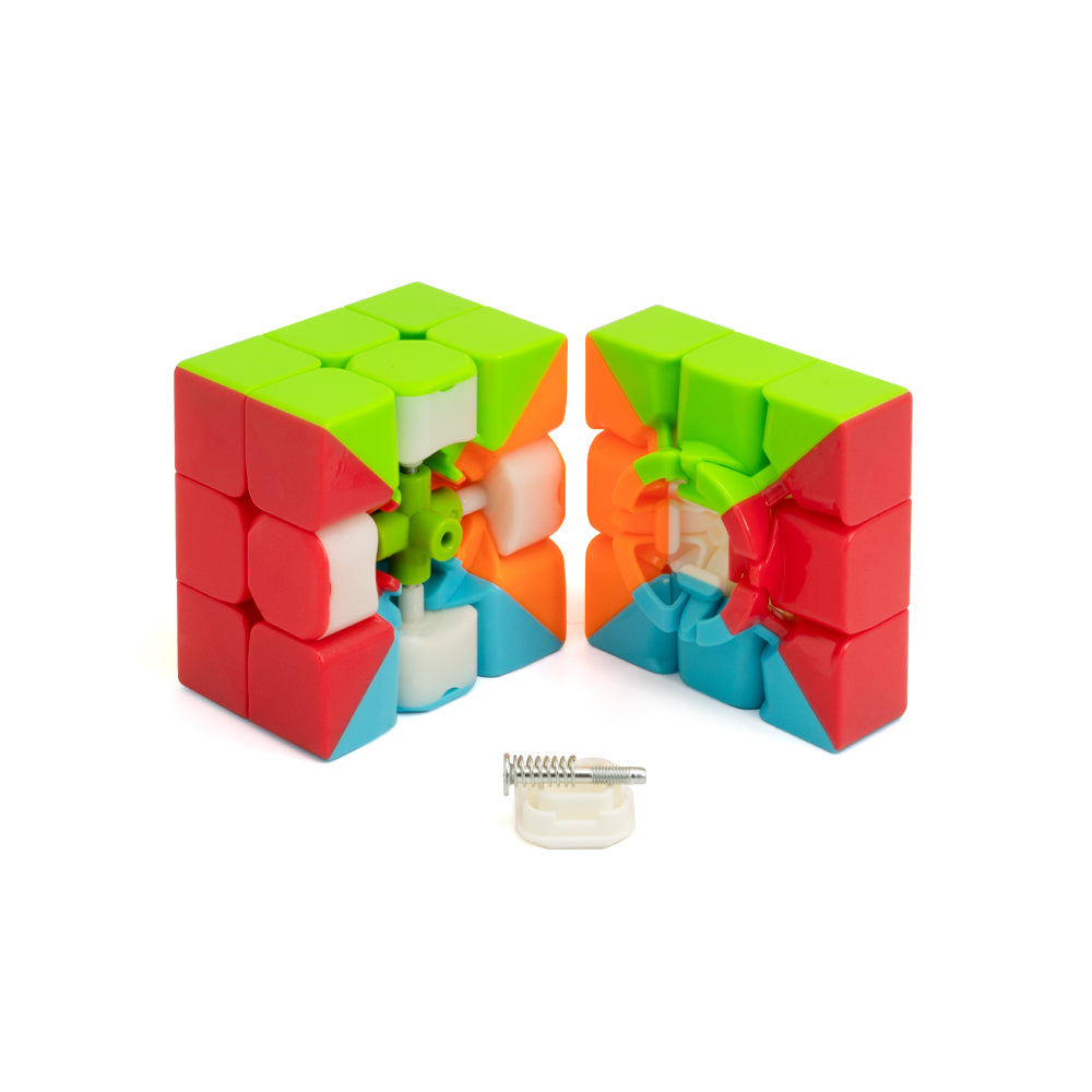 Drift Warrior 3x3 Stickerless Cube | Beginner Speedcube for Kids & Adults | Magic Speedy Stress Buster Brainstorming Puzzle (Multicolor)