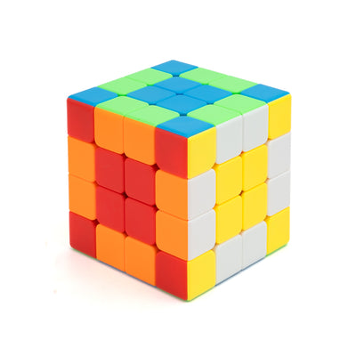 Twist 4x4 Speedcube | Stickerless Cube for Kids & Adults | Magic Speedy Stress Buster Brainstorming Puzzle (Multicolor)