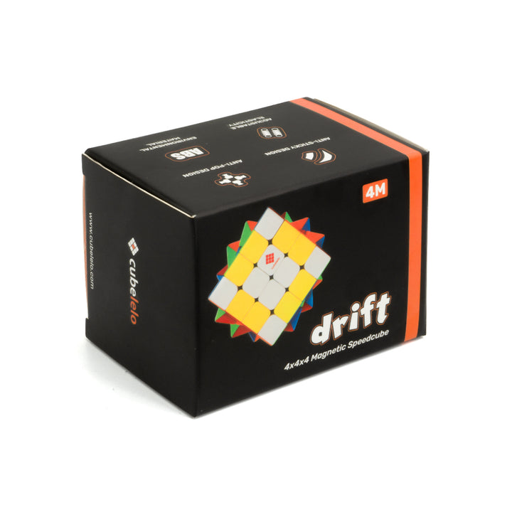 Drift 4M 4x4 (Magnetic) Stickerless Speed Cube | 4x4x4 Puzzle for Kids & Adults | Magic Speedy Stress Buster Brainstorming Puzzles (Multicolor)