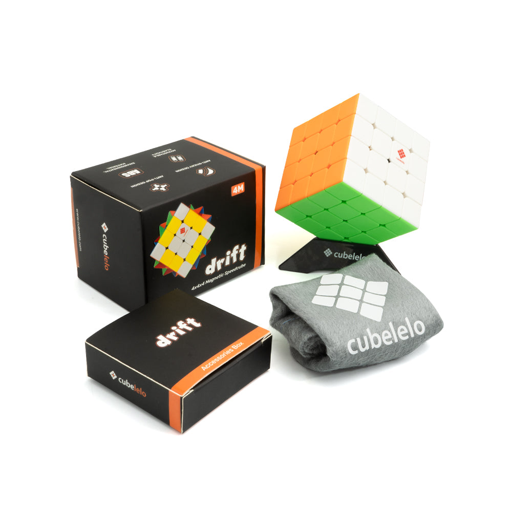 Drift 4M 4x4 (Magnetic) Stickerless Speed Cube | 4x4x4 Puzzle for Kids & Adults | Magic Speedy Stress Buster Brainstorming Puzzles (Multicolor)