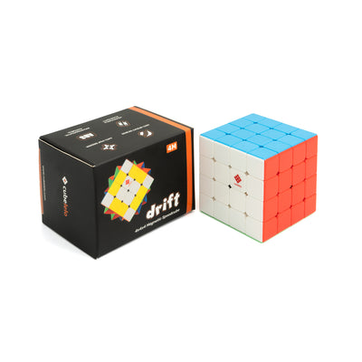 Drift 4M 4x4 (Magnetic) Stickerless Speed Cube | 4x4x4 Puzzle for Kids & Adults | Magic Speedy Stress Buster Brainstorming Puzzles (Multicolor)