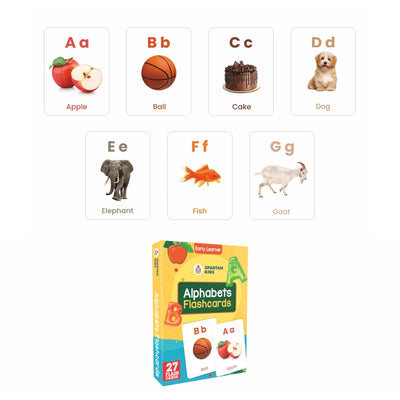 Alphabets Flash Cards (27 Early Learning Flash Cards For Kids)