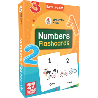 Numbers Flash Cards (27 Early Learning Flash Cards For Kids)