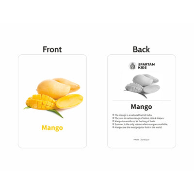 Fruits Flash Cards (27 Early Learning Flash Cards For Kids)