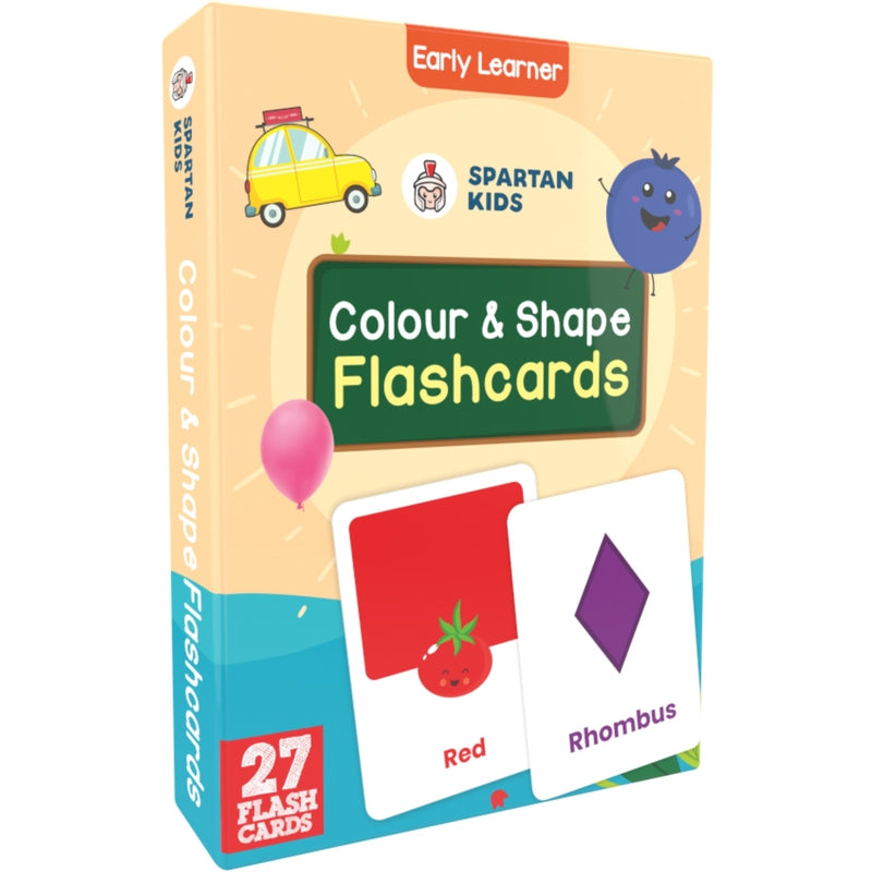 Colors and Shapes  Flash Cards (27 Early Learning Flash Cards For Kids)