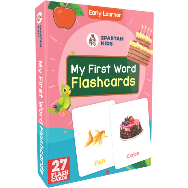 My First Word Flash Cards (27 Early Learning Flash Cards For Kids)