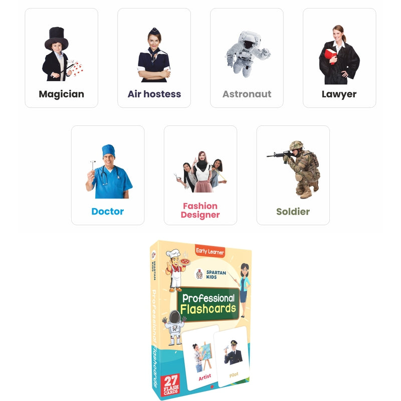 Professional Flash Cards (27 Early Learning Flash Cards For Kids)