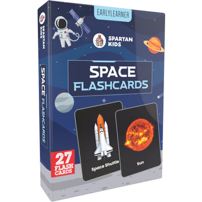 Space Flash Cards (27 Early Learning Flash Cards For Kids)