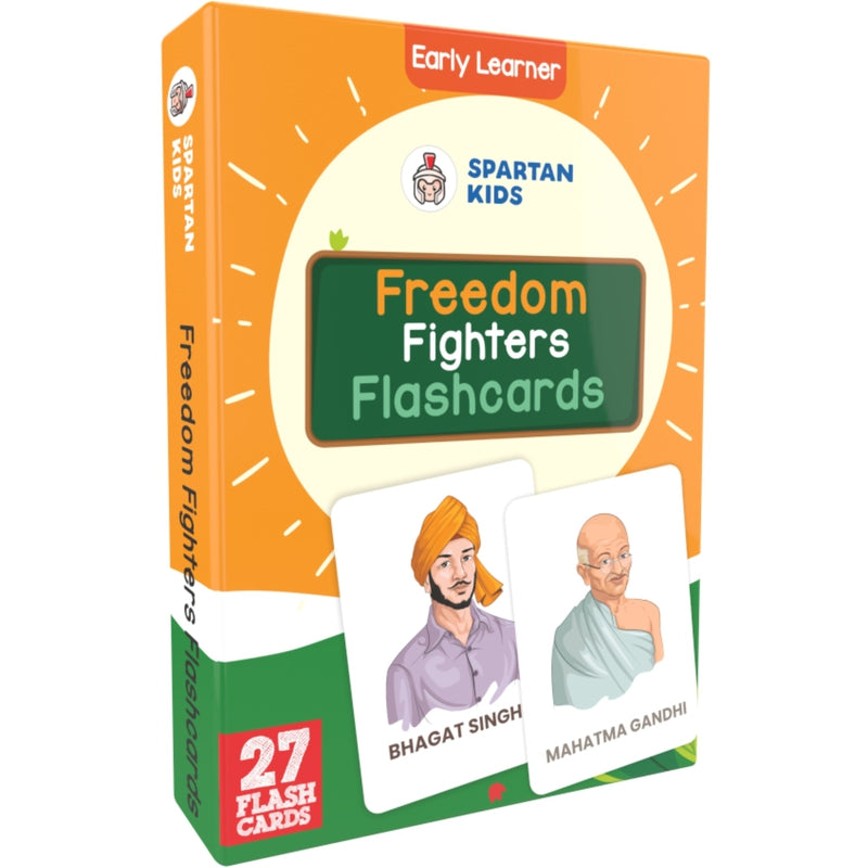 Freedom Fighters Flash Cards (27 Early Learning Flash Cards For Kids)