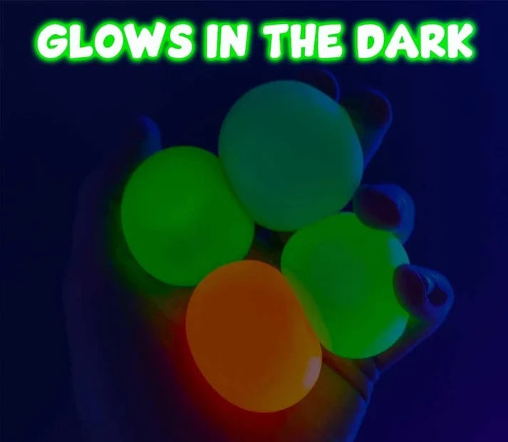 Scoobies Glowballs – Multi-Color Glow in the Dark Sensory Balls | Squishy Fidget Stress Buster