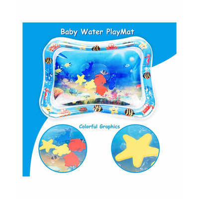  Inflatable Water Filling Playmat Dolphin Print Blue (Assorted Design)