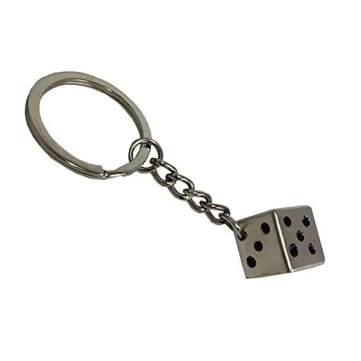 Metallic Dominos Keyring