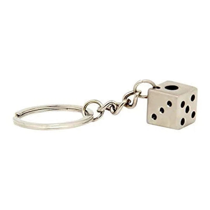 Metallic Dominos Keyring