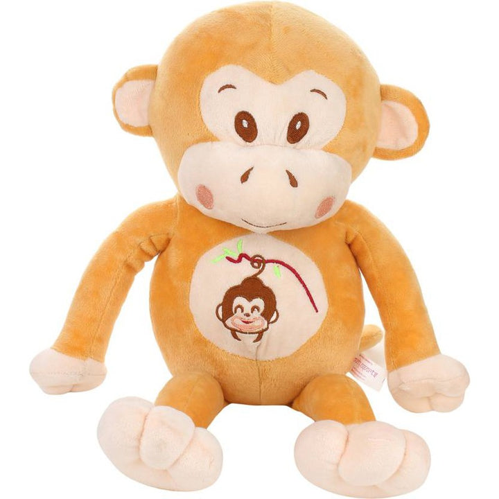 Plush Monkey Shaped Soft Toy Cum Pillow