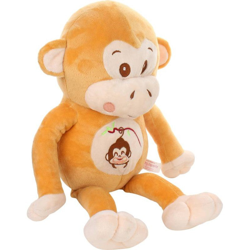 Plush Monkey Shaped Soft Toy Cum Pillow