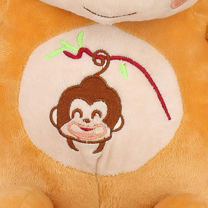 Plush Monkey Shaped Soft Toy Cum Pillow