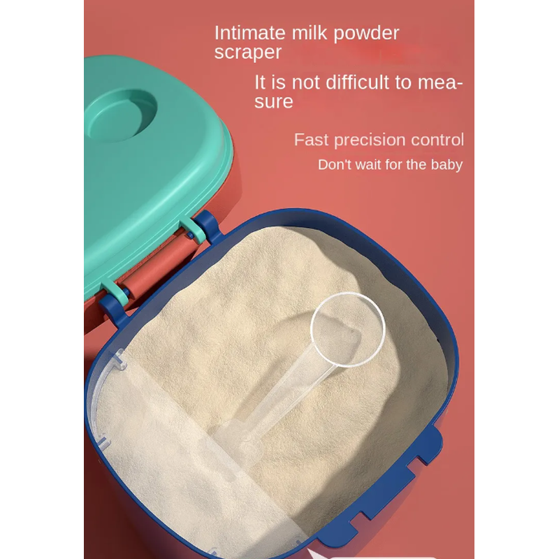 Pro 3D Teddy Senior Milk Powder Container with Leveler and Scoop