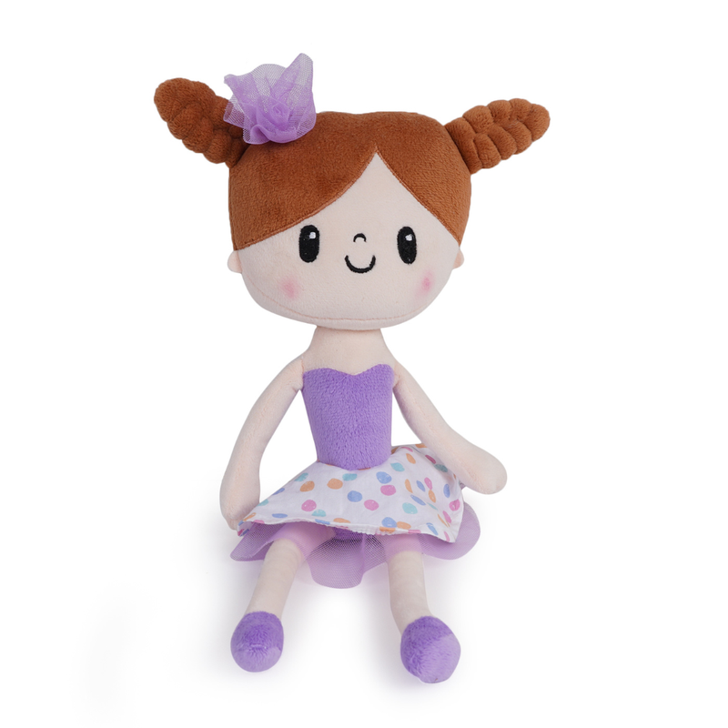 Girlfriend Iris in Purple Dress Soft Toy