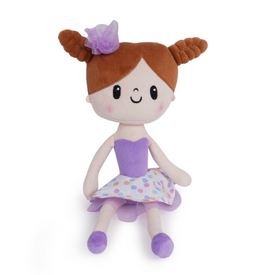 Girlfriend Iris in Purple Dress Soft Toy