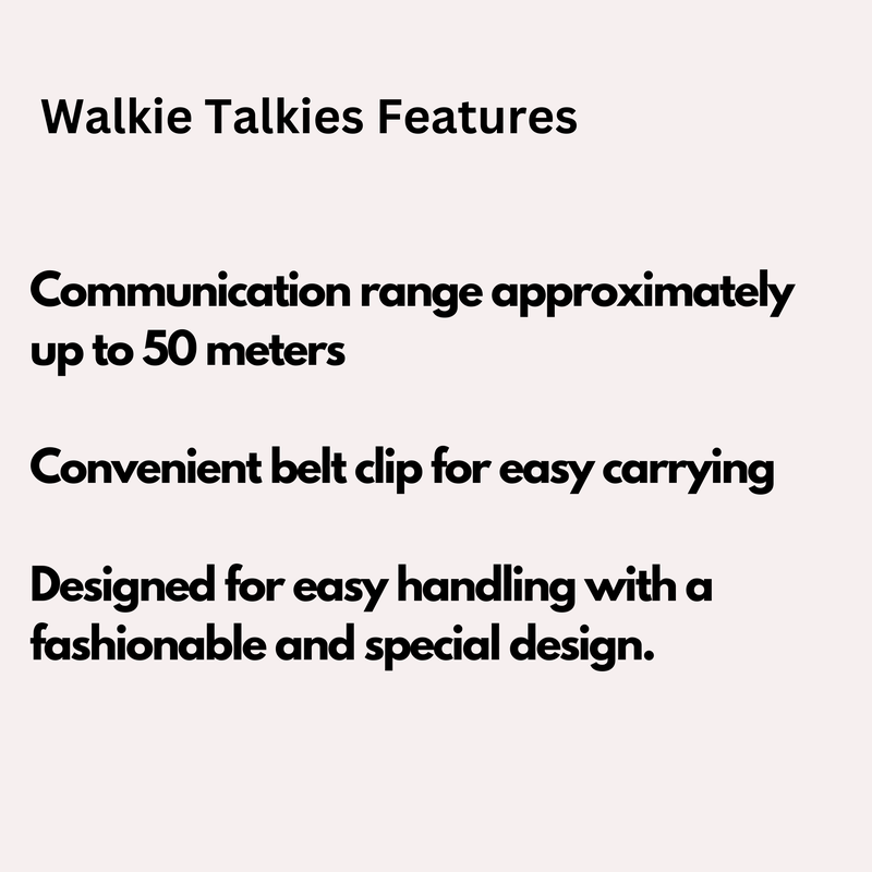 Walkie Talkie Long Range for Home (2 Pcs - 8 Batteries Included) (Mickey Mouse)
