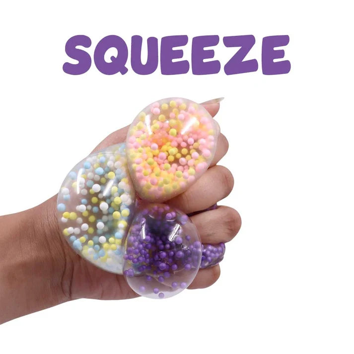 Scoobies Foamazing Balls – 3 Squishy + 1 Fuzzy Spiky Sensory Ball (Set of 4)