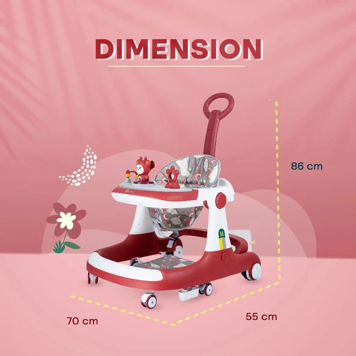 Sumo Baby Walker with 6-Point Height Adjustment Seat (9 Months to 1.5 Years)