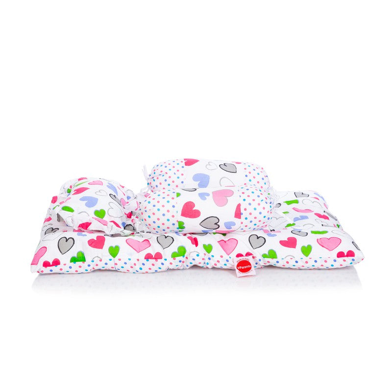 Daisy Baby 4 Piece Bedding Set with Pillow and Bolsters