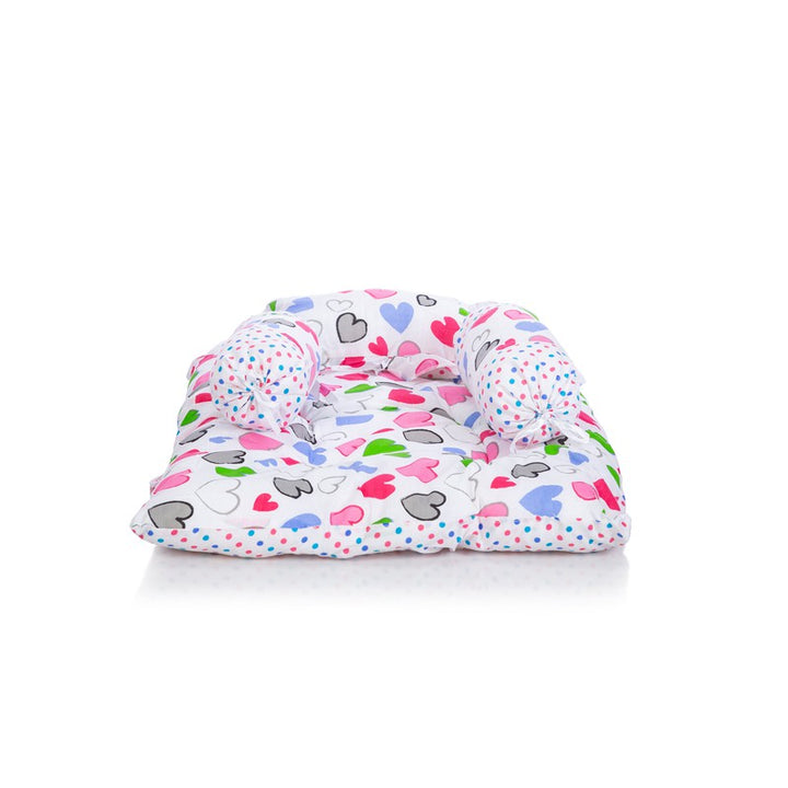 Daisy Baby 4 Piece Bedding Set with Pillow and Bolsters