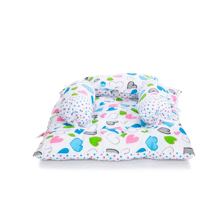 Daisy Baby 4 Piece Bedding Set with Pillow and Bolsters