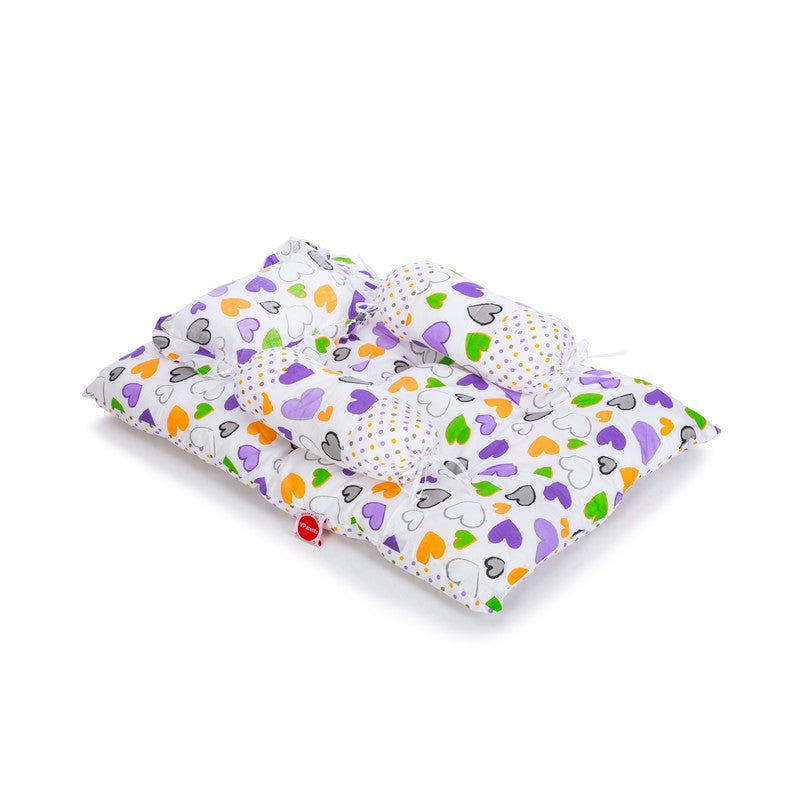 Daisy Baby 4 Piece Bedding Set with Pillow and Bolsters