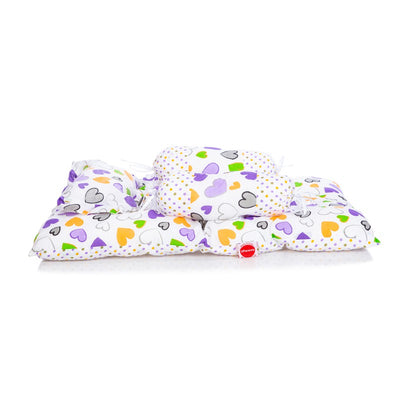 Daisy Baby 4 Piece Bedding Set with Pillow and Bolsters