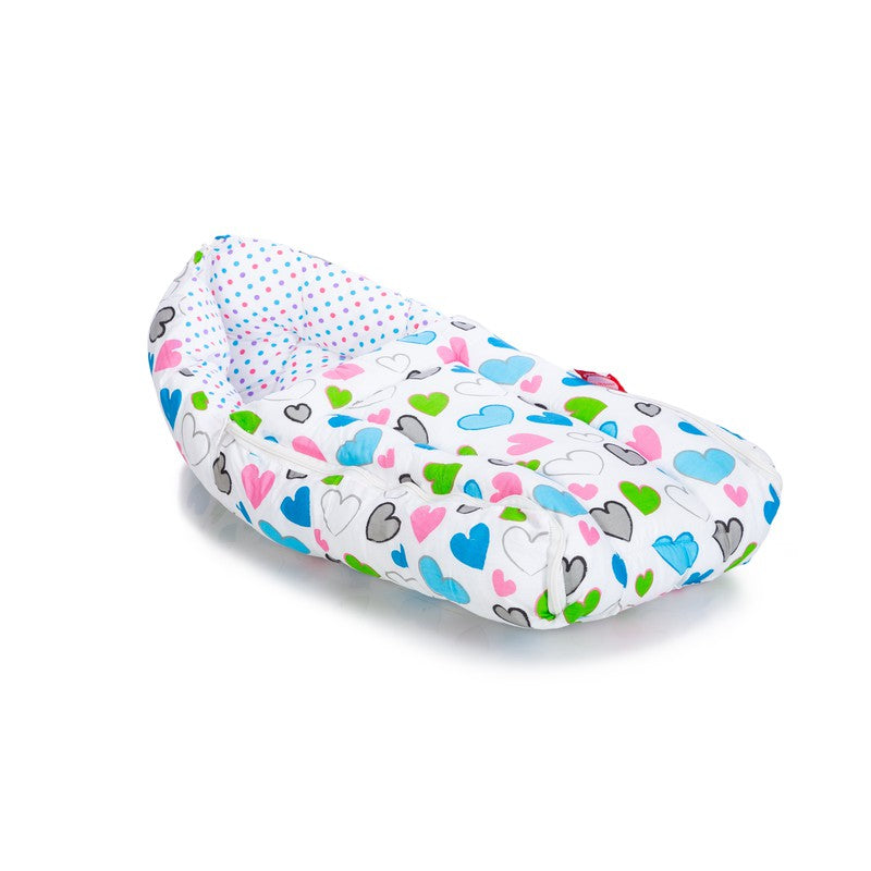 Daisy Baby Bedding Set with Pillow and Sleeping Bag Combo (Blue)